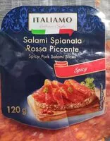 Mängden socker i Salami Spianata Rossa Piccante