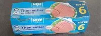 Mängden socker i Thon entier au naturel