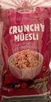Mängden socker i Crunchy müesli