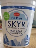 Mängden socker i Skyr Fat free icelandic style yogurt
