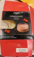 Mängden socker i Crème dessert framboise