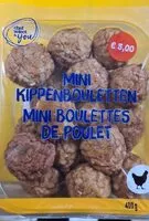 Mängden socker i Mini boulettes de poulet