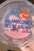 Mängden socker i Dès de salami