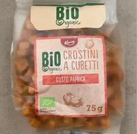 Mängden socker i Bio crostini a cubetti gusto Paprica