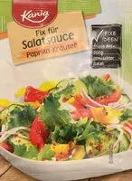 Mängden socker i Fix für Salatsauce