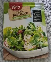 Mängden socker i Fix für Salatsauce