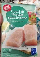 Mängden socker i Cuori di nasello sudafricano