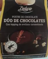 Mängden socker i Duo de chocolates con topping de avellana