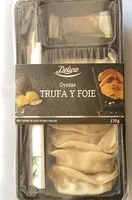 Mängden socker i Gyozas trufa y foie