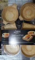 Mängden socker i Tartaletas para rellenar