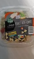 Mängden socker i Poulet roti-comté LIDL Salade Selection  SELECT&GO