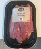 Mängden socker i Aiguillettes de canard