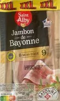 Mängden socker i Jambon de Bayonne XXL