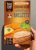 Mängden socker i 2 cordons bleus de poulet - Fromage à raclette