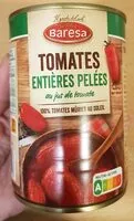 Mängden socker i Tomates entières pelées