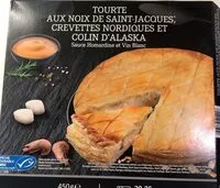 Mängden socker i Tourte aux noix de saint Jacques