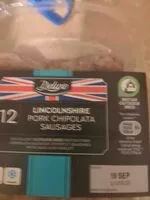 Mängden socker i Lincolnshire Pork Chipolata Sausages