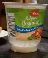 Mängden socker i Sahne Joghurt mild Apfel-Rhabarber-Minze