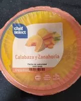 Mängden socker i Crema fresca calabaza y zanahoria