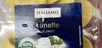 Mängden socker i Lunette al pesto