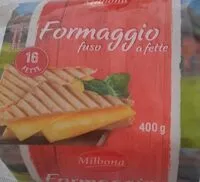 Mängden socker i Formaggio fuso a fette