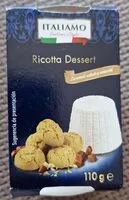 Mängden socker i Ricotta desert