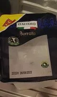 Mängden socker i Burrata