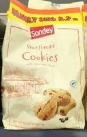 Mängden socker i Shortbread cookies with chocolate chips