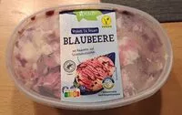 Mängden socker i Veganes Eis Dessert Blaubeere