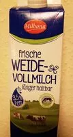 Mängden socker i Frische Vollmilch