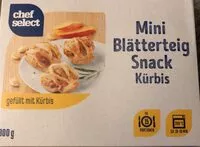 Mängden socker i Mini Blätterteig Snack Kürbis