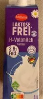 Mängden socker i Laktose frei H-Vollmilch