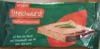 Mängden socker i Vegane Streichwurst Leberwurstgeschmack