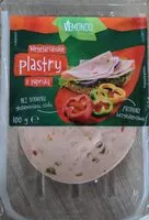 Mängden socker i Wegetariańskie plastry z papryką