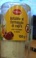 Mängden socker i Rotolino al formaggio di capra con castagne e miele