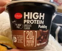Mängden socker i chocolate flavour High protein pudding