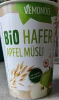 Mängden socker i Hafer Apfel Müsli