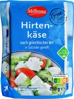 Mängden socker i Hirtenkäse nach griechischer Art