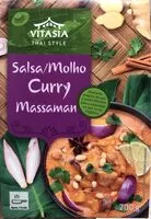 Mängden socker i Salsa Curry Massaman