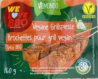Mängden socker i Vegane Grillspiesse