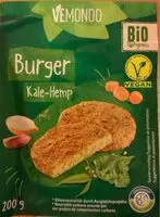 Mängden socker i Burger Kale-Hemp