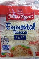 Mängden socker i Emmental Français râpé