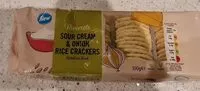 Mängden socker i Sour cream onion rice crackers