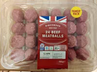 Mängden socker i Beef meatballs