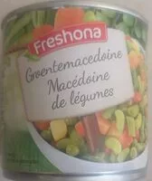 Mängden socker i Macédoine de légumes