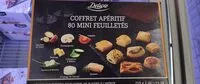 Mängden socker i Coffret apéritif 80 mini feuilletés
