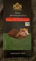 Mängden socker i Noir fourré praliné