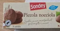 Mängden socker i Piccola nocciola - Sablé cacao cœur fondant