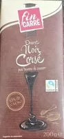 Mängden socker i Chocolat noir corsé dessert pur beurre de cacao 65 %