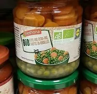 Mängden socker i petit pois carottes